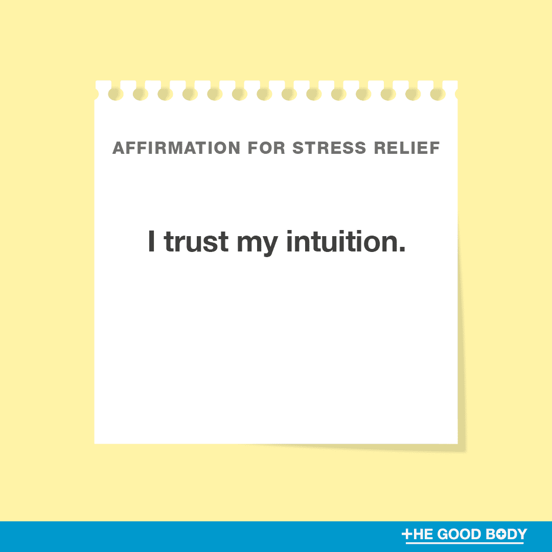 I trust my intuition