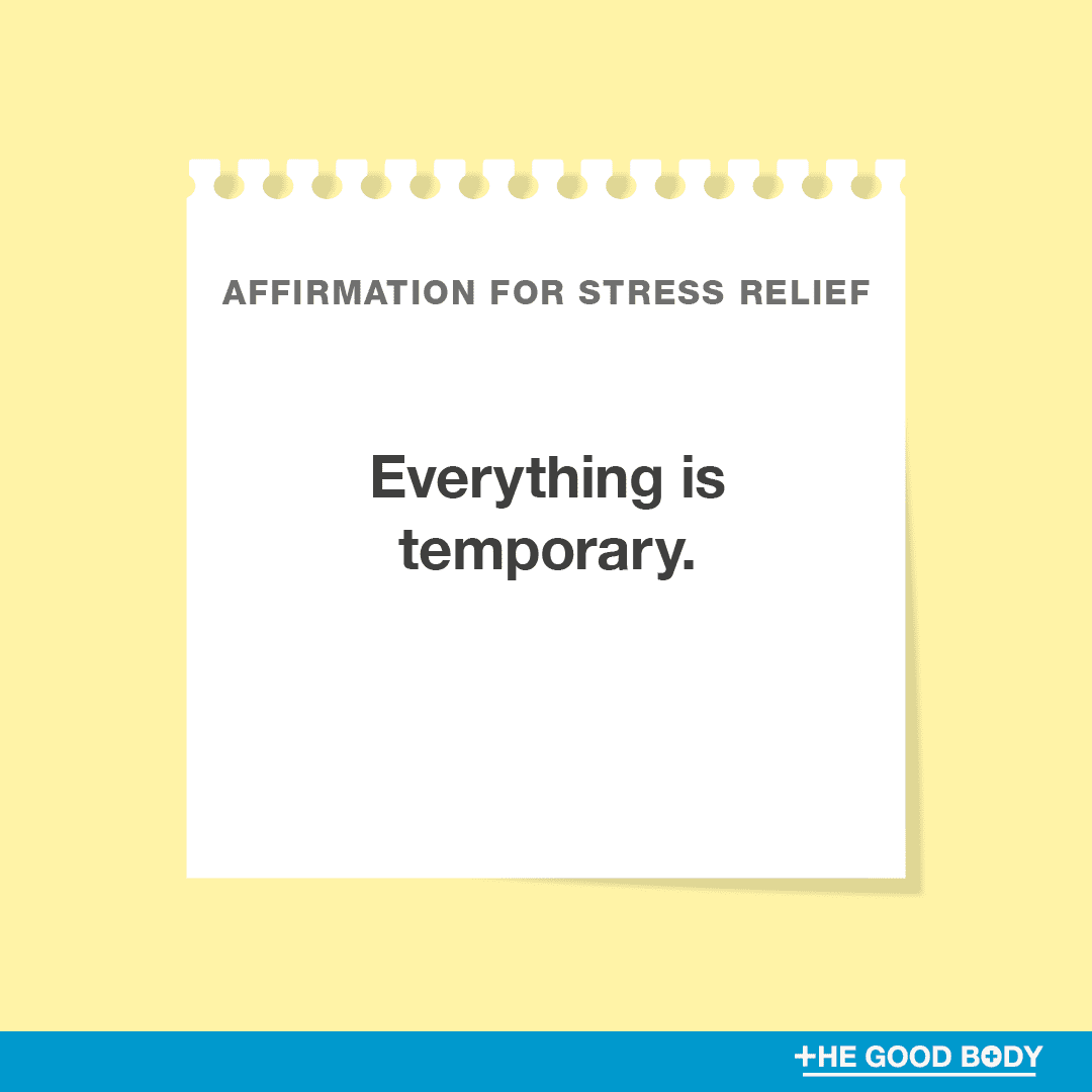 Everything is temporary.
