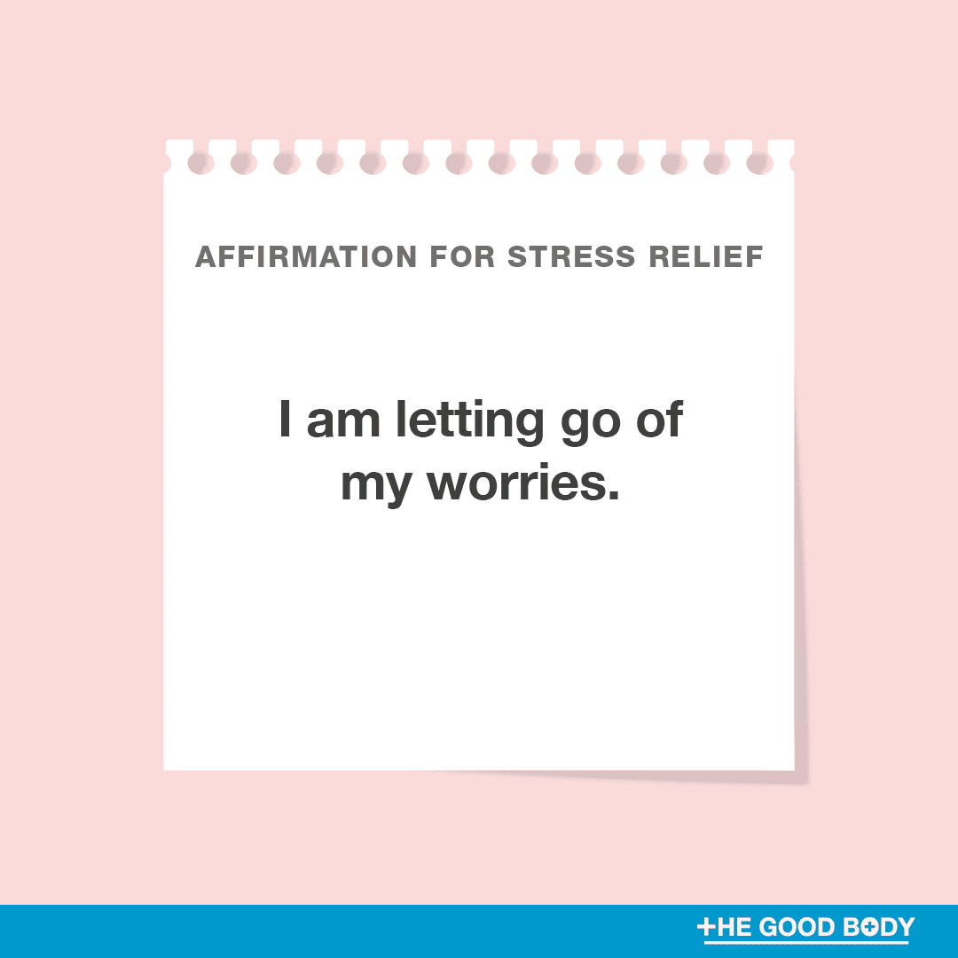 I am letting go of my worries