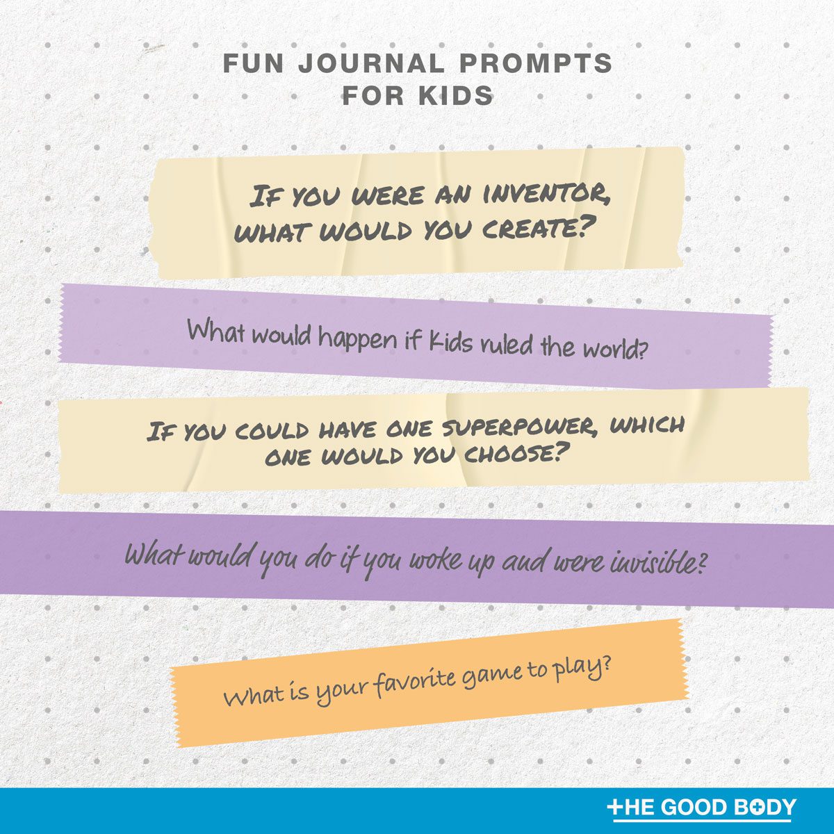 5 fun journal prompts for kids