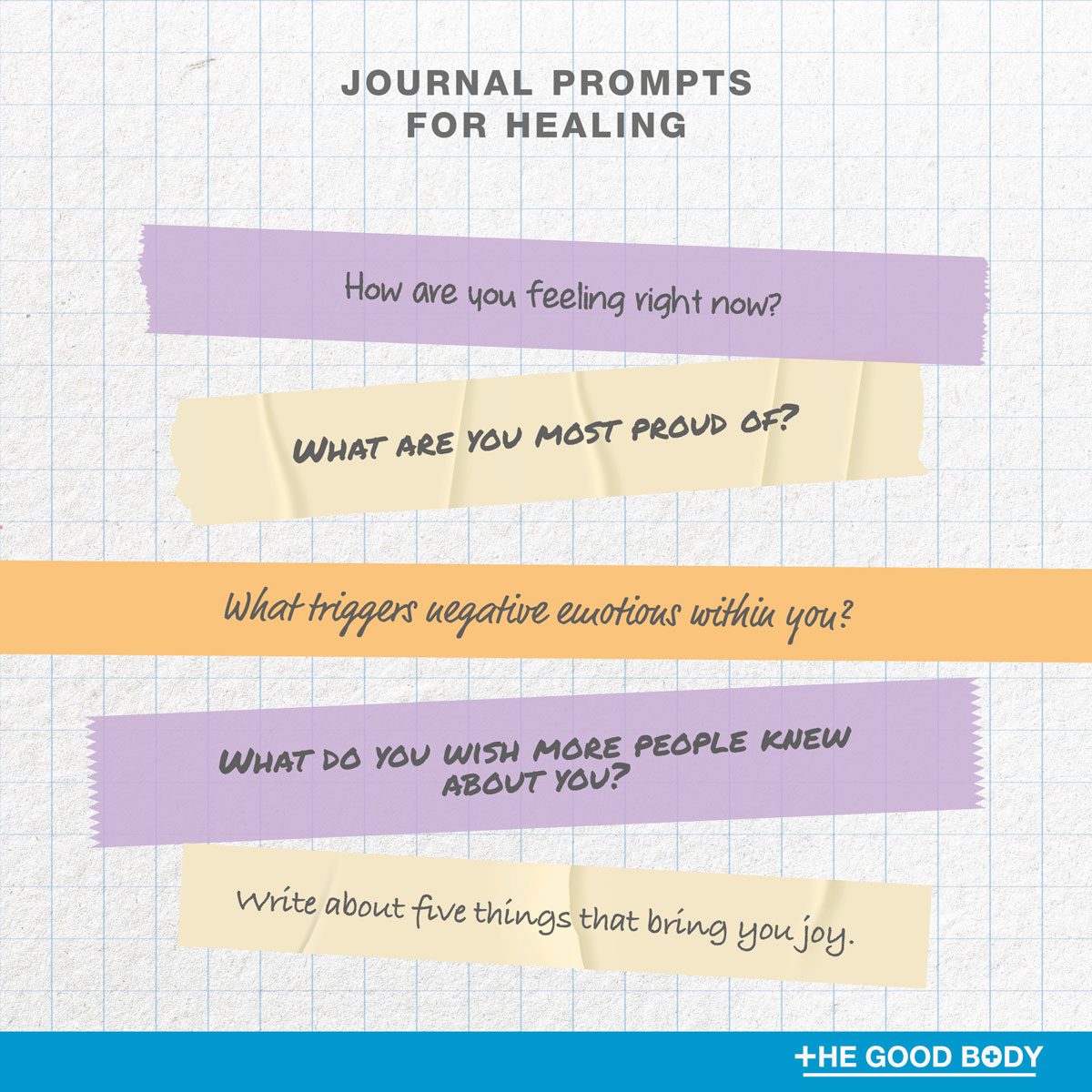 5 journal prompts for healing