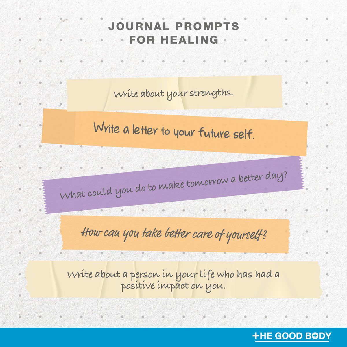 5 journal prompts for healing