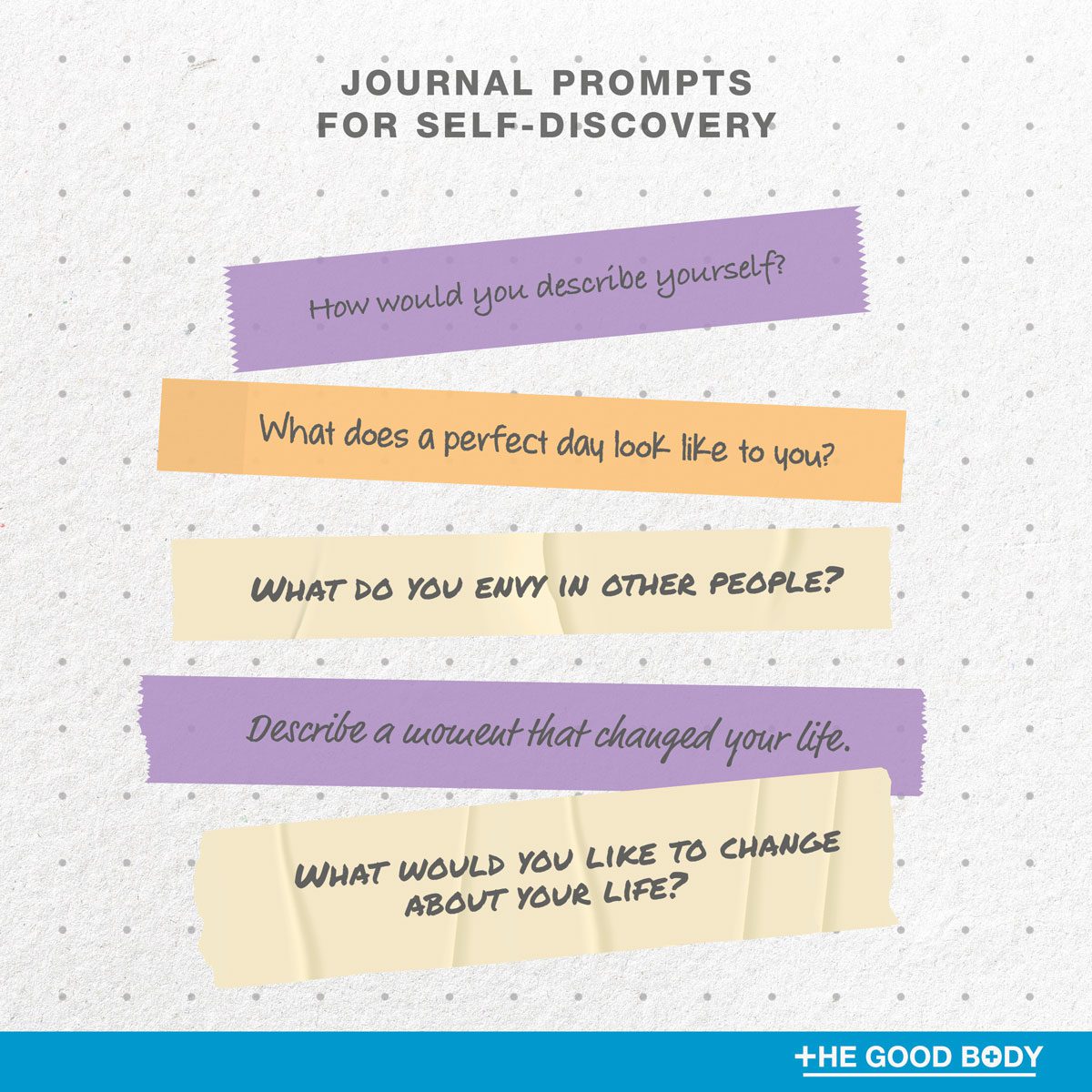 5 journal prompts for self-discovery