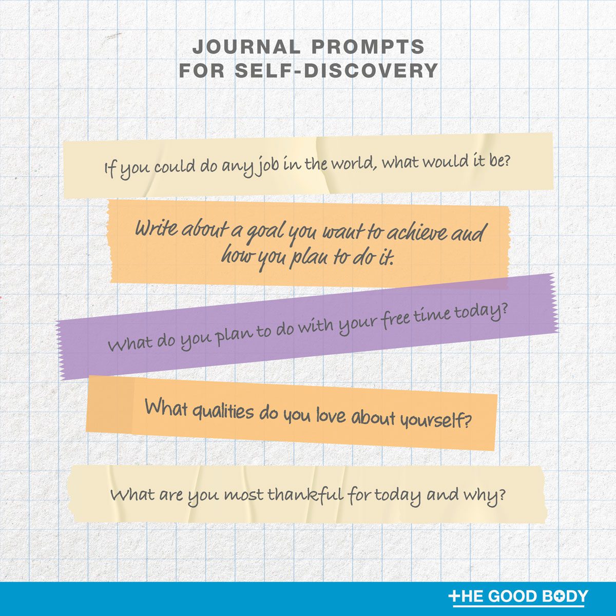 5 journal prompts for self-discovery