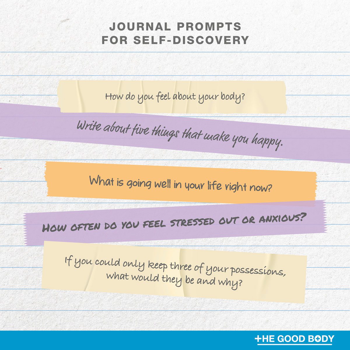 5 journal prompts for self-discovery