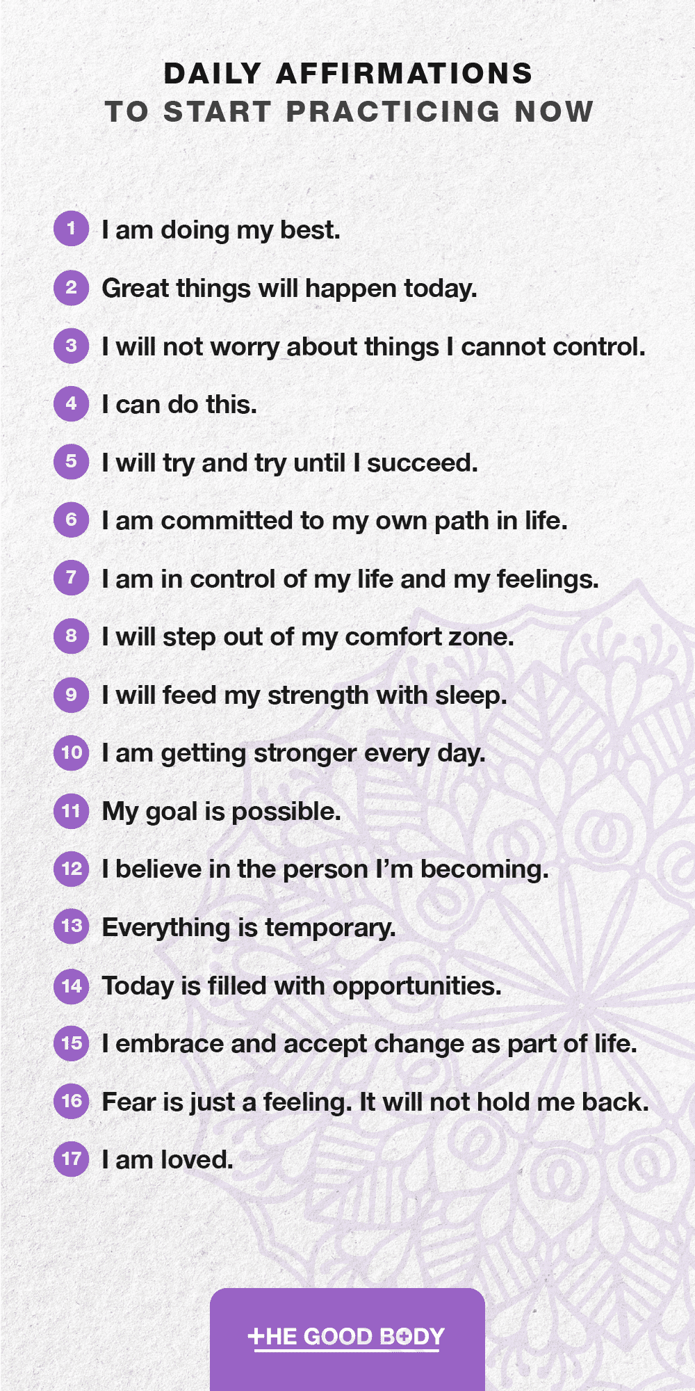 17 Daily Affirmations to Start Practicing Now