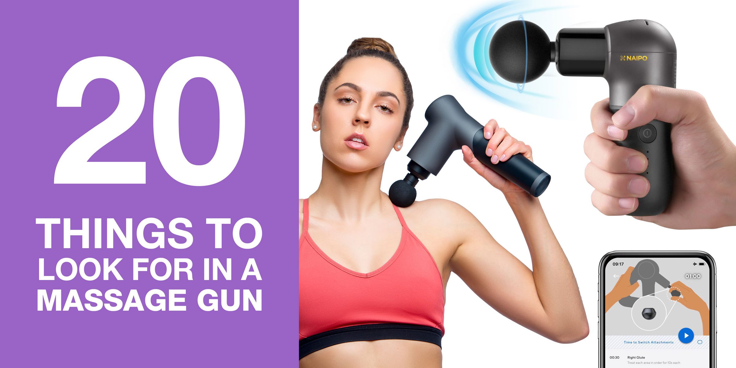 20 Things to Look For in a Massage Gun