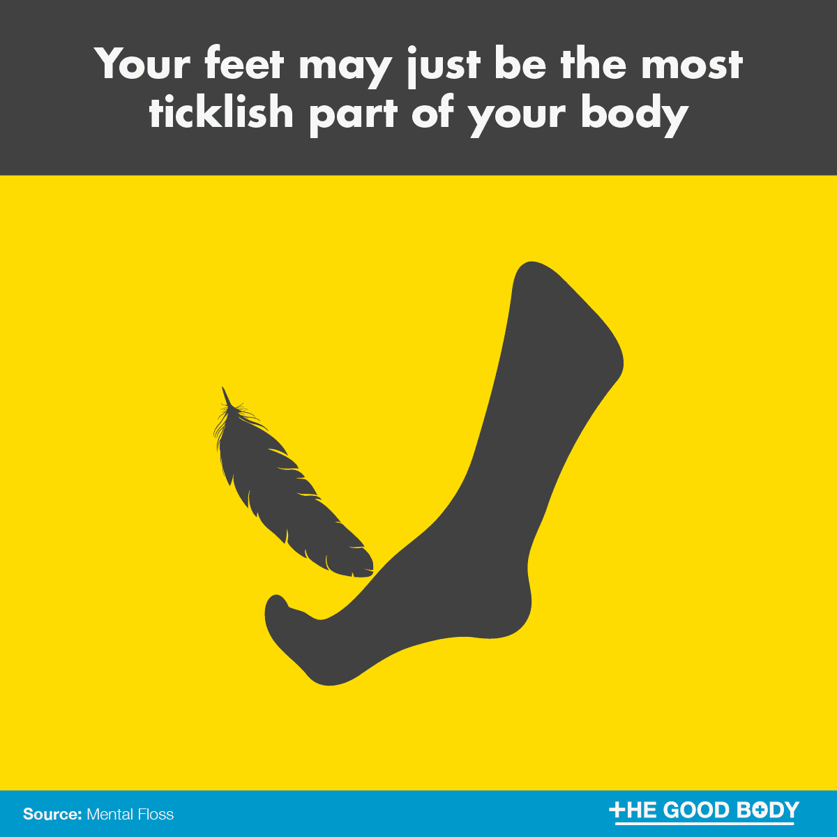 Your feet may just be the most ticklish part of your body