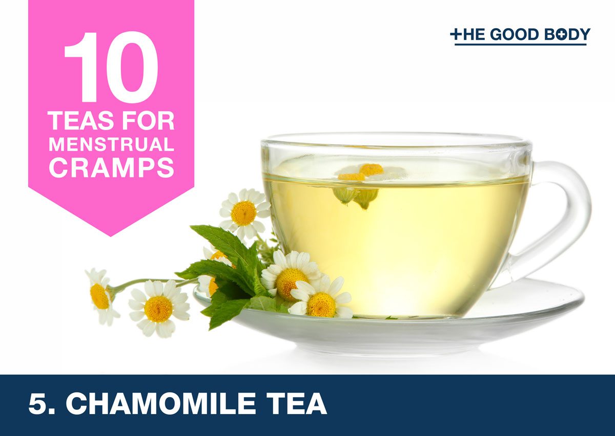 Chamomile Tea for menstrual cramps