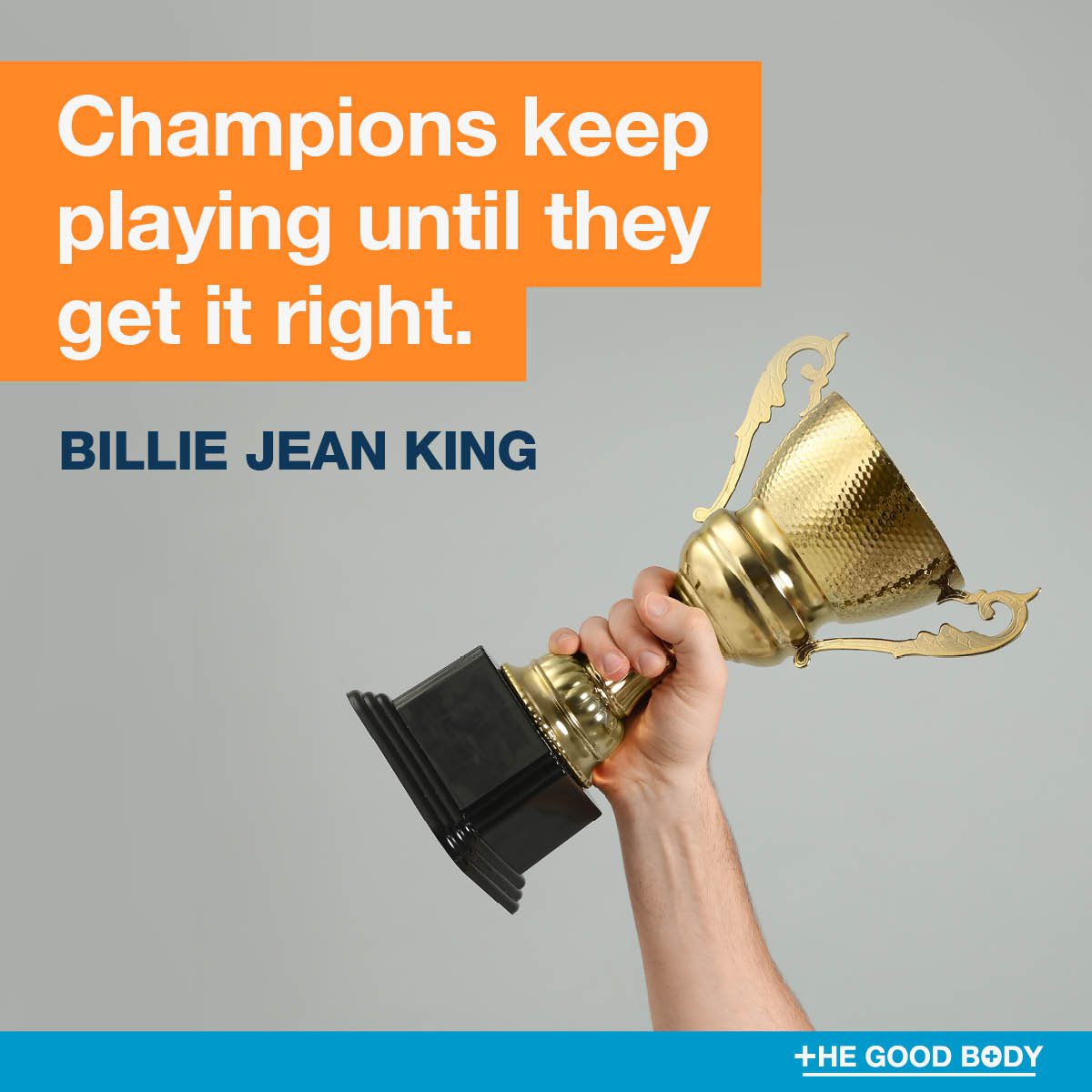 Fitness Quotes for Women #3 by Billie Jean King