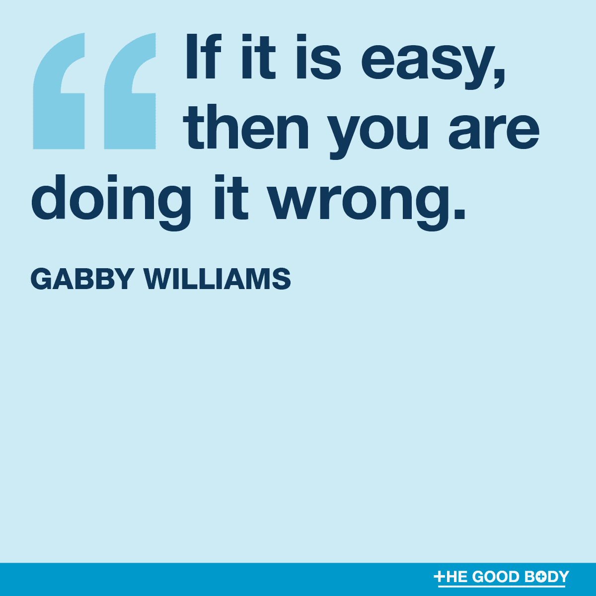 Fitness Quotes for Women #10 by Gabby Williams