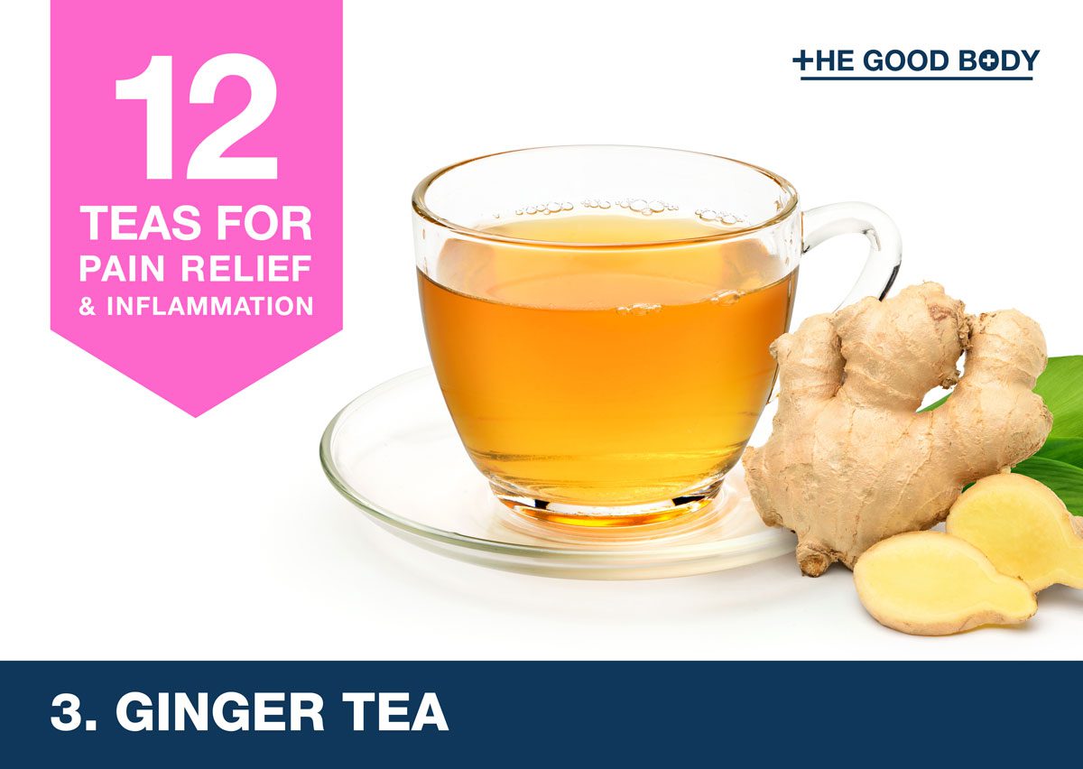 Ginger Tea for pain relief and inflammation