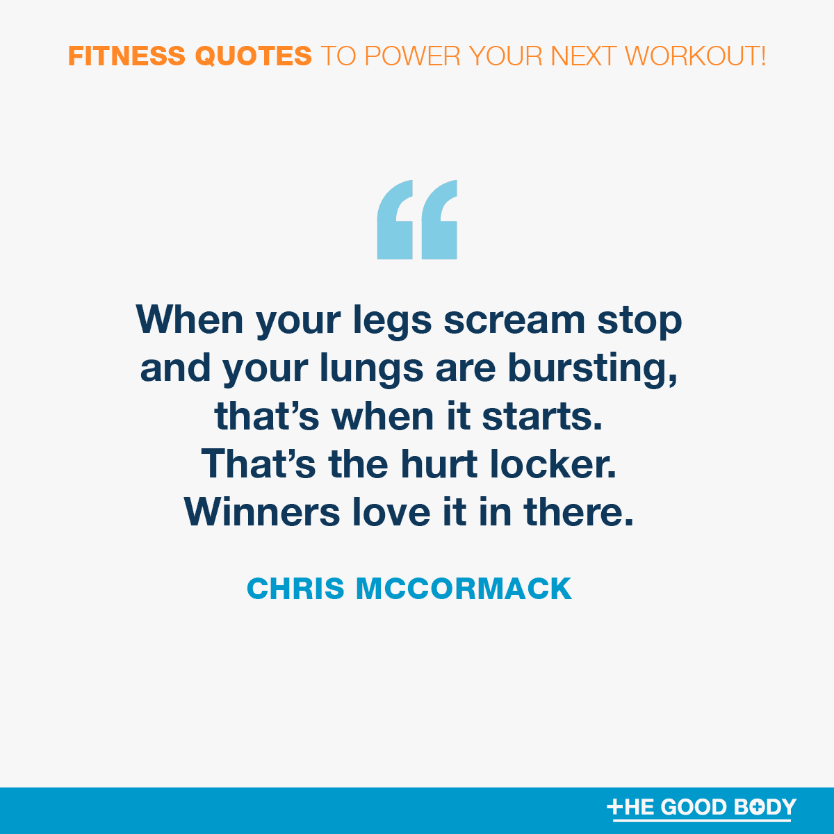 Inspirational Fitness Quotes #8 by Chris McCormack