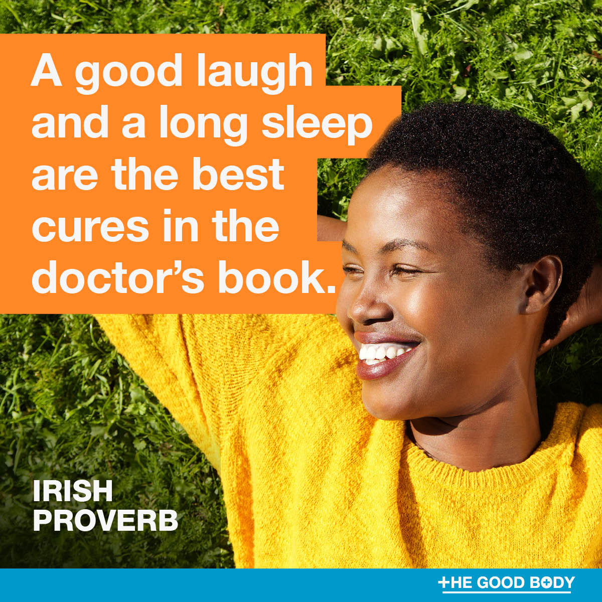 Inspirational Health Quotes #1 by Irish Proverb