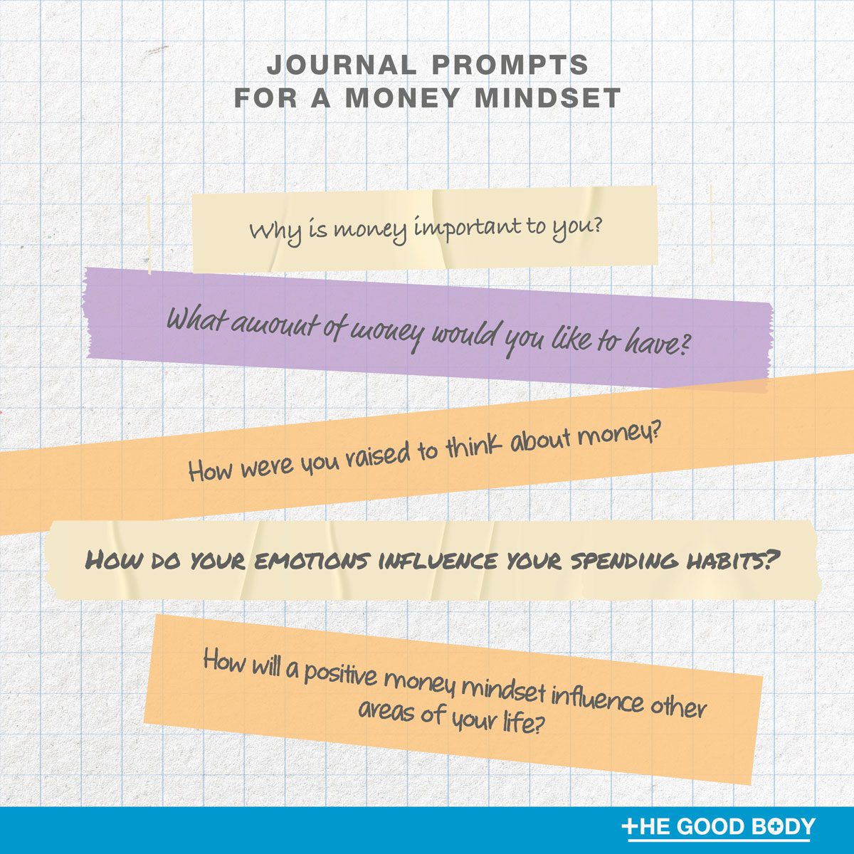 5 journal prompts for a money mindset