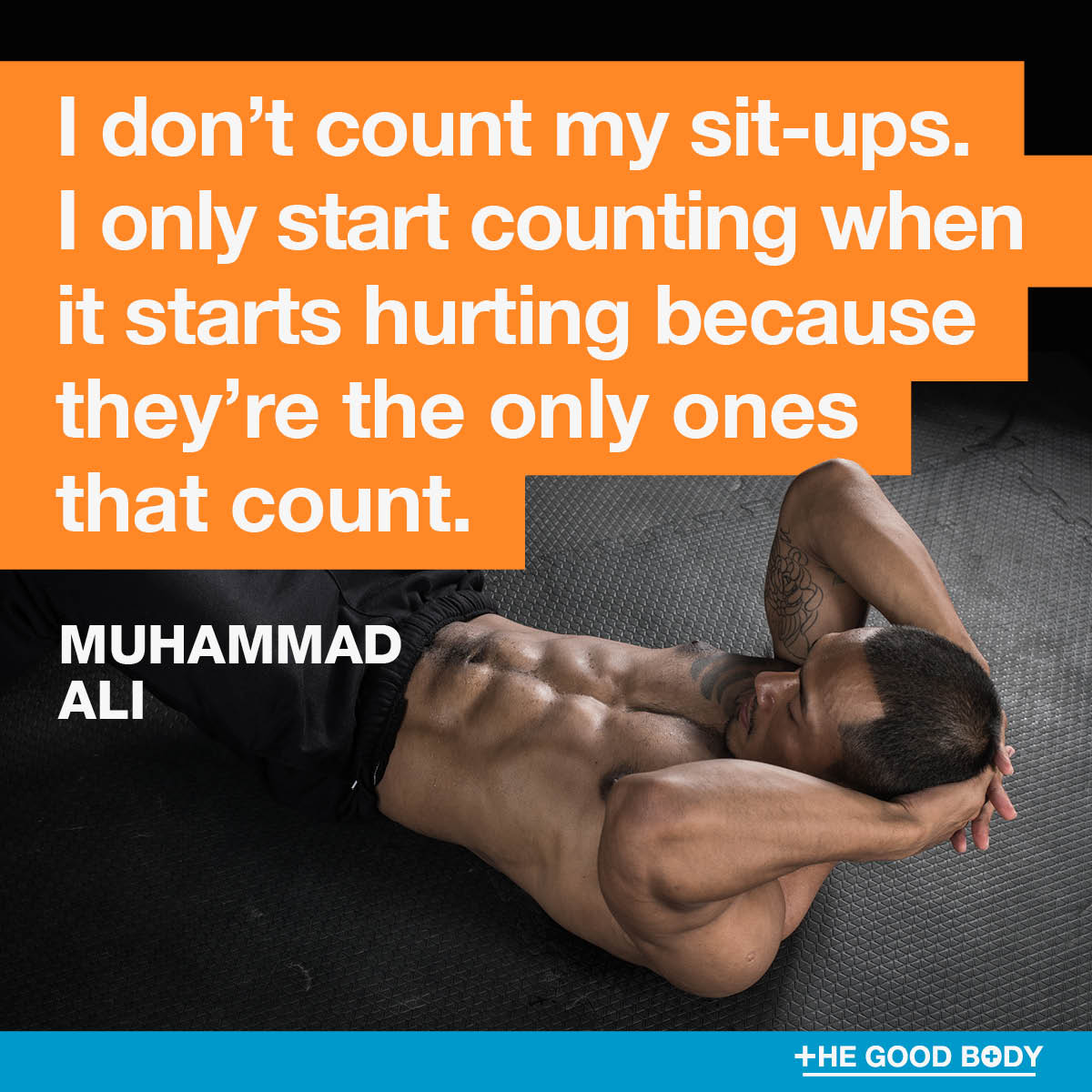 Motivational Fitness Quotes #1 by Muhammad Ali