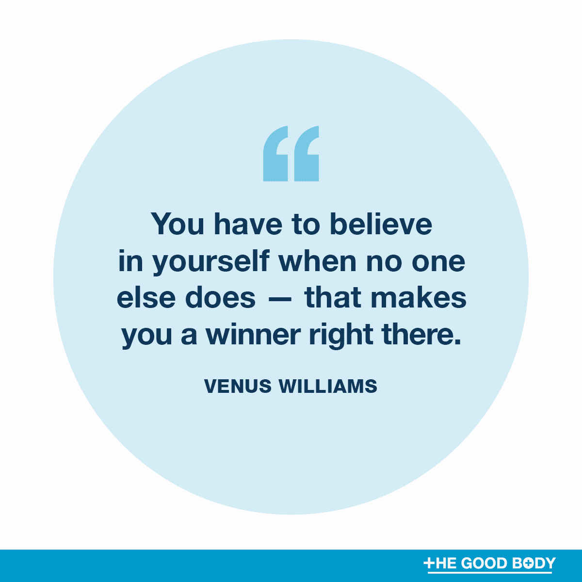 Positive Fitness Quotes #8 by Venus Williams