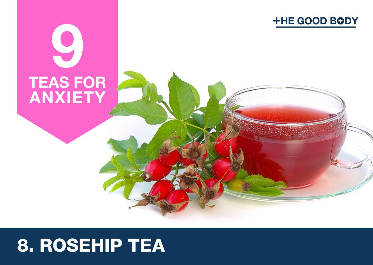 Rosehip tea for anxiety