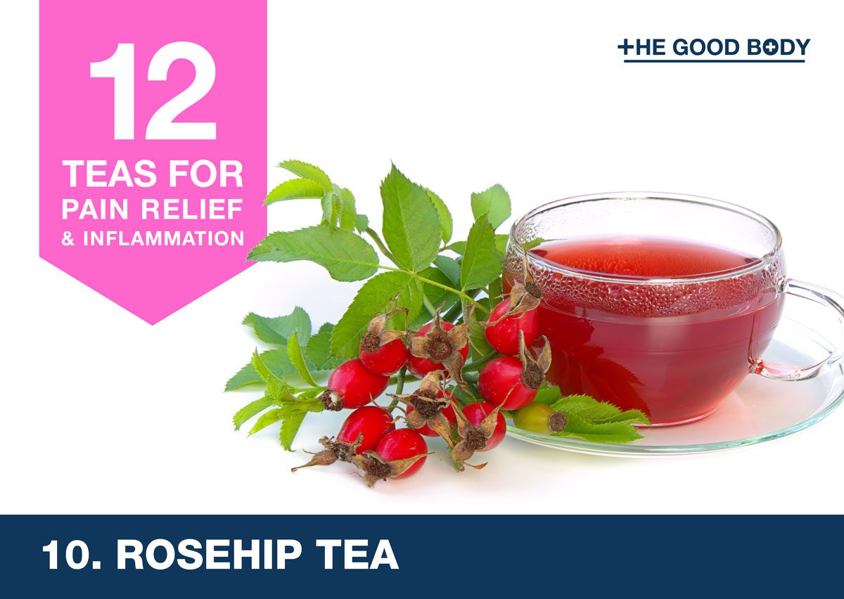 Rosehip Tea for pain relief and inflammation