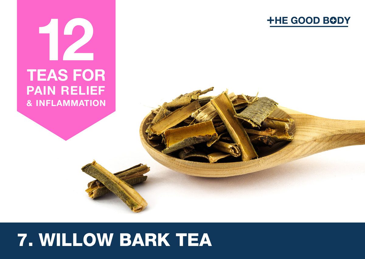 Willow Bark Tea for pain relief and inflammation