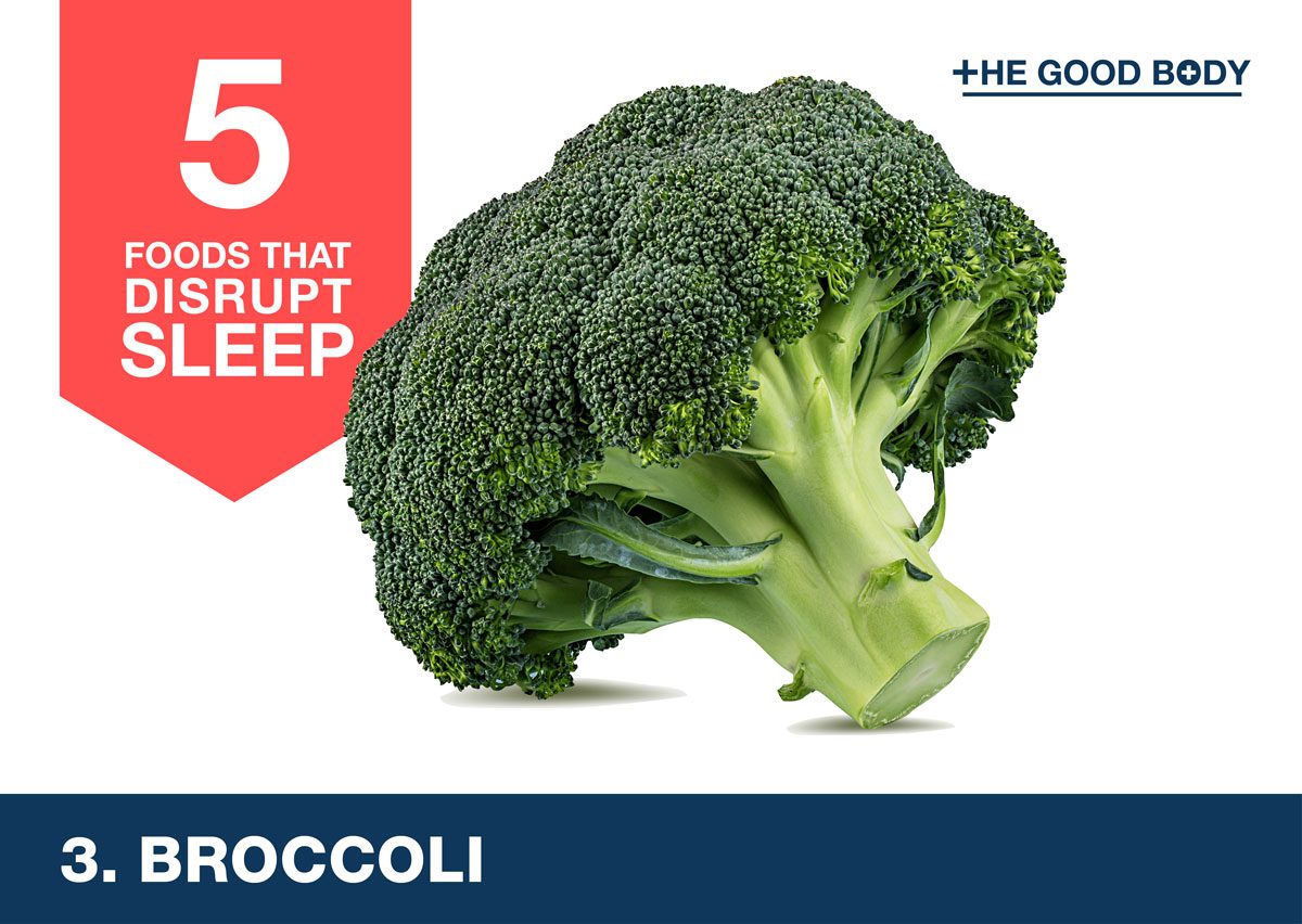 Avoid broccoli to help you sleep