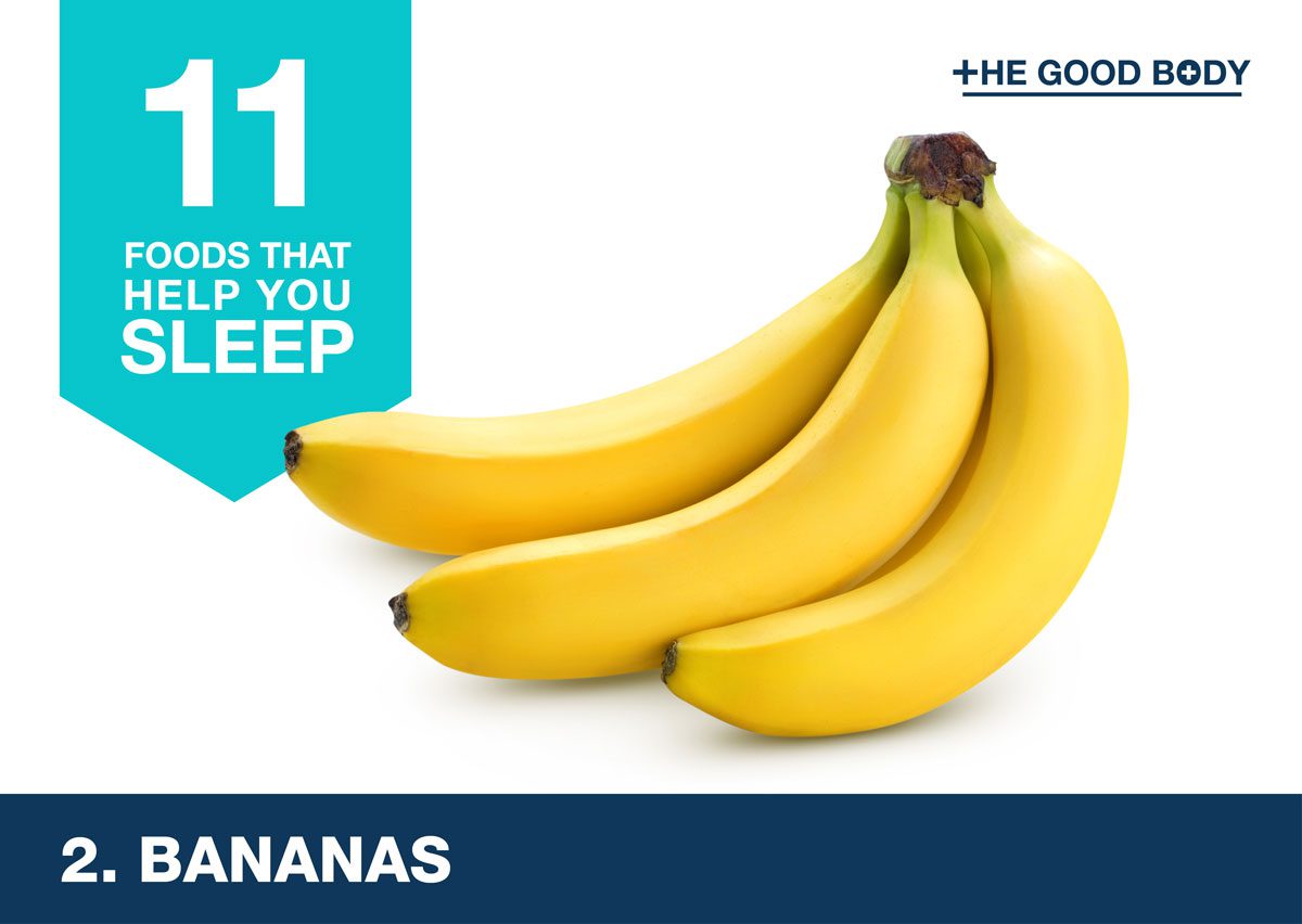 Eat bananas to help you sleep