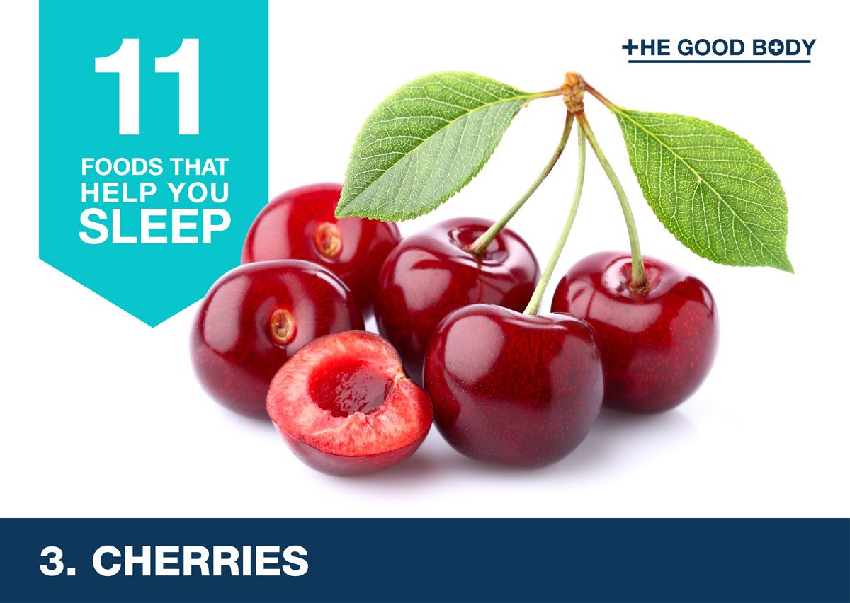 Eat cherries to help you sleep