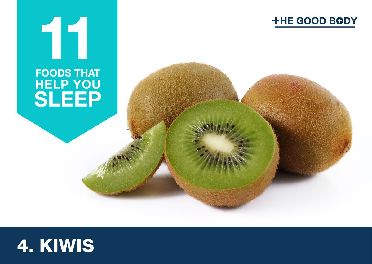 Eat kiwis to help you sleep