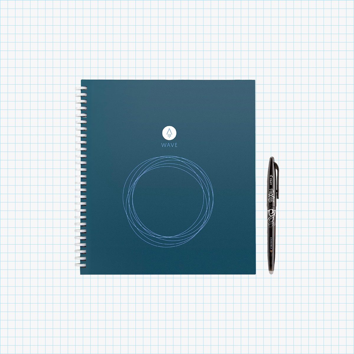 Rocketbook Wave Smart - Dotted Grid Eco-Friendly Notebook