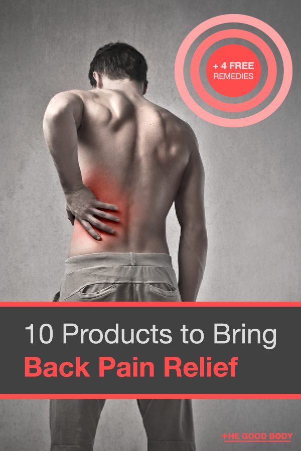 Back Pain Relief Products Pin Image