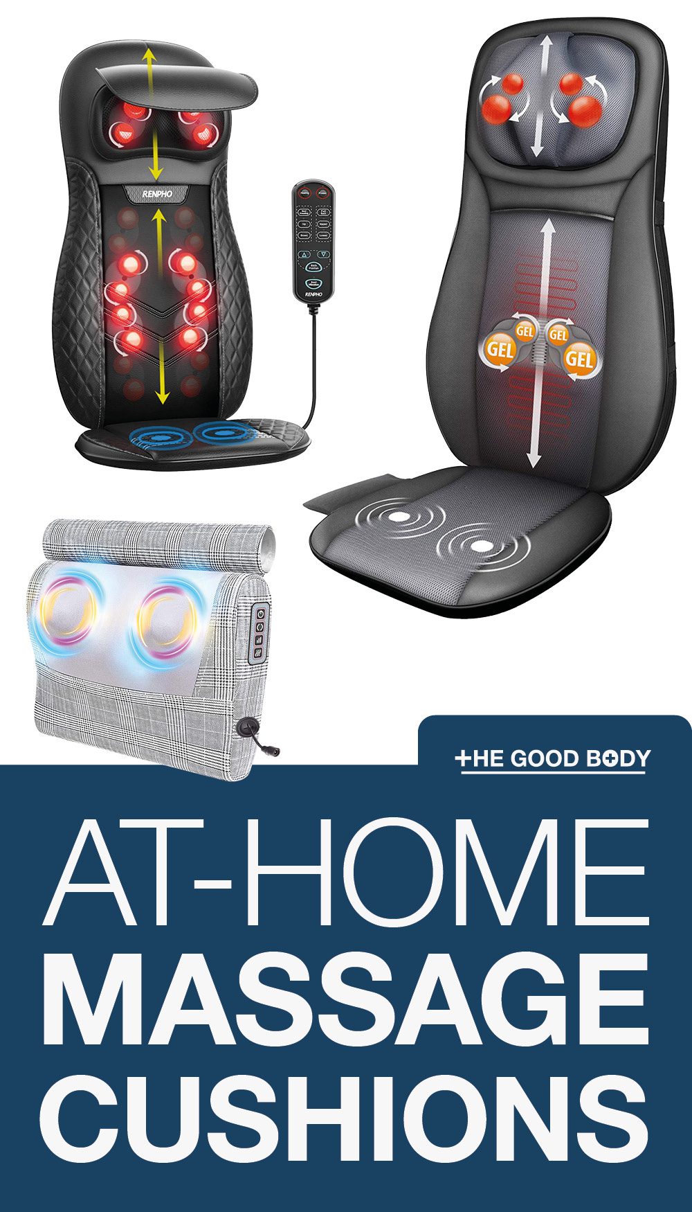 At-Home Massage Cushions Pin Image