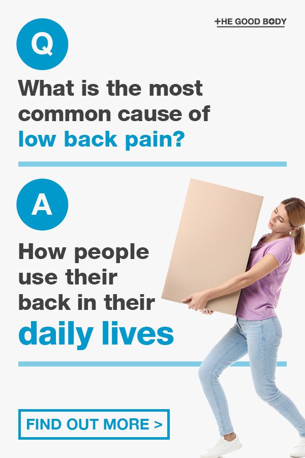 Low Back Pain Q&As Pin Image