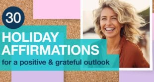 30 Holiday Affirmations for a Positive & Grateful Outlook
