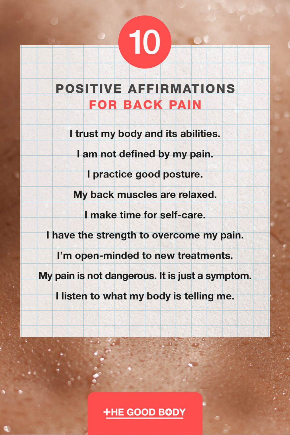 Message For Back Problems 15 Affirmations for Back Pain to Ease Your Discomfort
